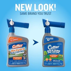 Cutter Backyard Bug Control Spray Concentrate, Mosquito Repellent, Kills Mosquit