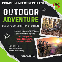 Zone Realtree Insect Repellent Travel Pack, Six 1oz Spray Bottles