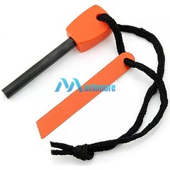 20X Mini Flint Fire Starter Fire Lighter Magnesium Rod Outdoor Camping Emergency
