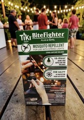 TIKI BiteFighter Mosquito Repellent FOR String Lights Sealed Refill Pod & Remote