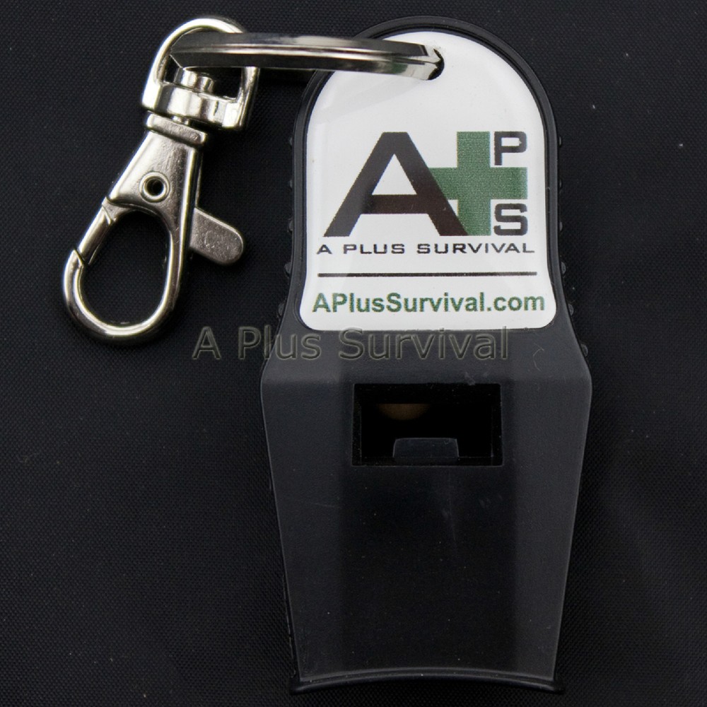 Black Search & Rescue Whistle For Saving Life! Survival Emergency Kits 120 db+