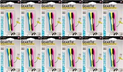 Nite Ize 4-Pack Gear Tie Cordable Twist Tie, 3″ – Assorted Colors (12-Pack)