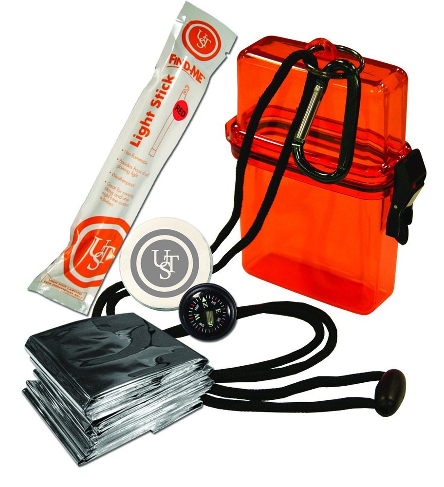 Watertight Survival Kit Blanket and Emergency Tools Camping, Outdoor Survival