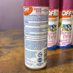 3 Cans Off Family Care Tropical Fresh Insect Repellent 6oz EACH New