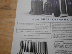 SKEETER HAWK REPELLENT REPLACEMENT TABS (SKE-ACC-0001) – LOT OF 4 (8 TABS)