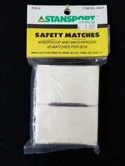 Hurricane Match Stansport Safety Matches Windproof Waterproof #349-P 20/ Box NOS