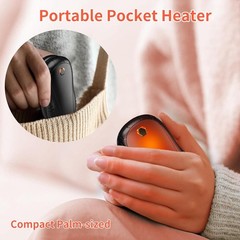 2 Pack Rechargeable Hand Warmers USB Electric Hand Warmer 3 Heat Setting Outdoor