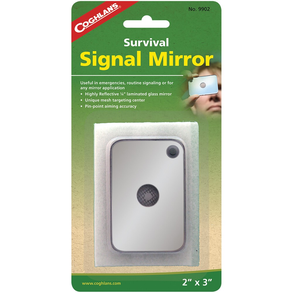 Coghlan’s Survival Signal Mirror, 2″ x 3″, Emergency Signaling Reflective Tool