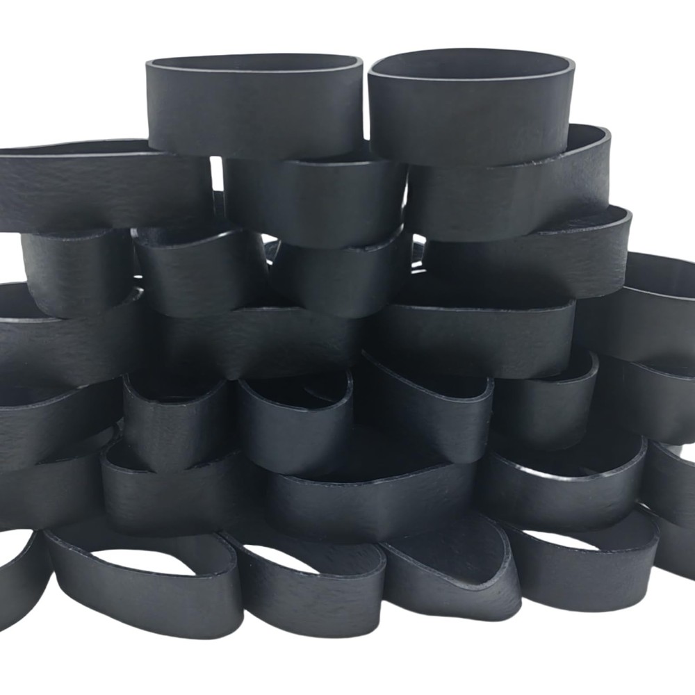 Tactical Rubber Bands Size #92 (2 1/2» x 3/4»), 50 Pcs Black #92,