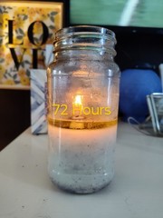 Emergency Candle – 120 hr – SHTF – Homestead – Survival – Free Shipping!