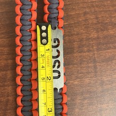 550 Paracord Neck Lanyard Keychain US Coast Guard 22” Whistle Buckle Release