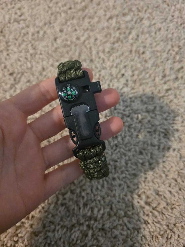 5 in 1 Paracord Survival Bracelet Multitool