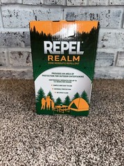 Realm Zone Mosquito Device, Rechargeable Outdoor Diffuser, 40-Hour Protection