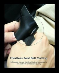 SAFETY CAR CHARGER USB EMERGENCY SEAT BELT CUTTER/WINDOW HAMMER