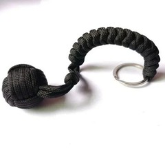 Paracord Monkey Fist Style Keychain Outdoor Hiking Accessory