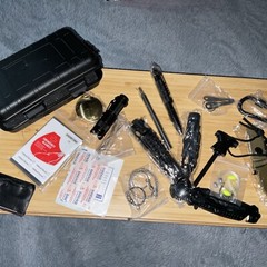 EIKLIKS Survival Gear Kit 24 in 1 Emergency EDC Survival Tools Premium Quality