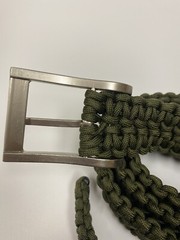 NEW Stone River Gear 500 Lb. Survival Paracord Belt Green X-Large Waist 44″-48″