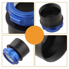 Aluminum Alloy Coaxial Lock Adapter for Telescopes M42M48 for 2 to 1 25