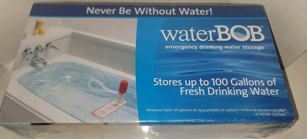 Water BOB Survival Emergency Drinking Fresh Water Storage 100-Gallons Kit SEALED