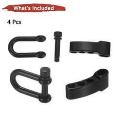 Paracord Bracelet Shackle Buckle [4PCS] – Adjustable Metal U Bow Shackle Use …