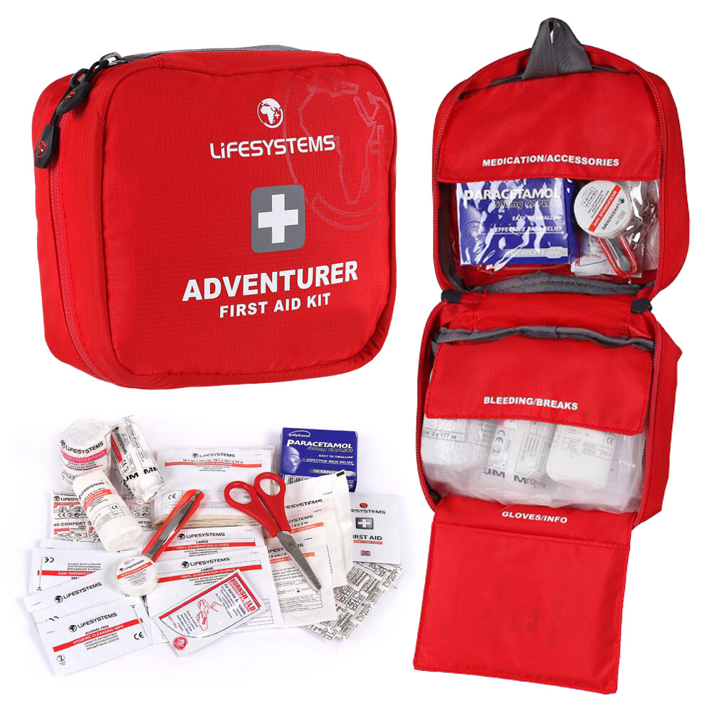 LIFESYSTEMS First Aid Kit Ripstop Waterproof Bag Medical Emergency ADVENTURER