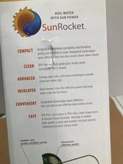 SunRocket Solar Water Heater and Thermos Opened Never Used