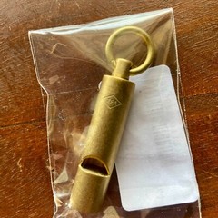 Traveler’s Factory Brass Whistle high-pitched sound