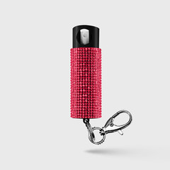 Bling It On Pepper Spray with stylish rhinestone design | Keychain