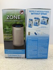 THERMACELL Mosquito Repellent Zone Device 15ft No Spray Scent Free NEW 2 Pack