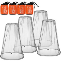 HESTYA 4 Pack Mosquito Bug Net Mesh for Head Mosquito Net Face Fly Netting Ho…