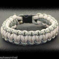 ACU Digital Camo & Desert Sand Paracord Survival Bracelet – Made in the USA