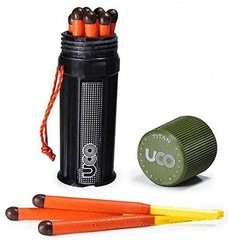 Bundle – 2 Items: 1 Titan Stormproof Match Kit and 1 Box Titan Stormproof Mat…