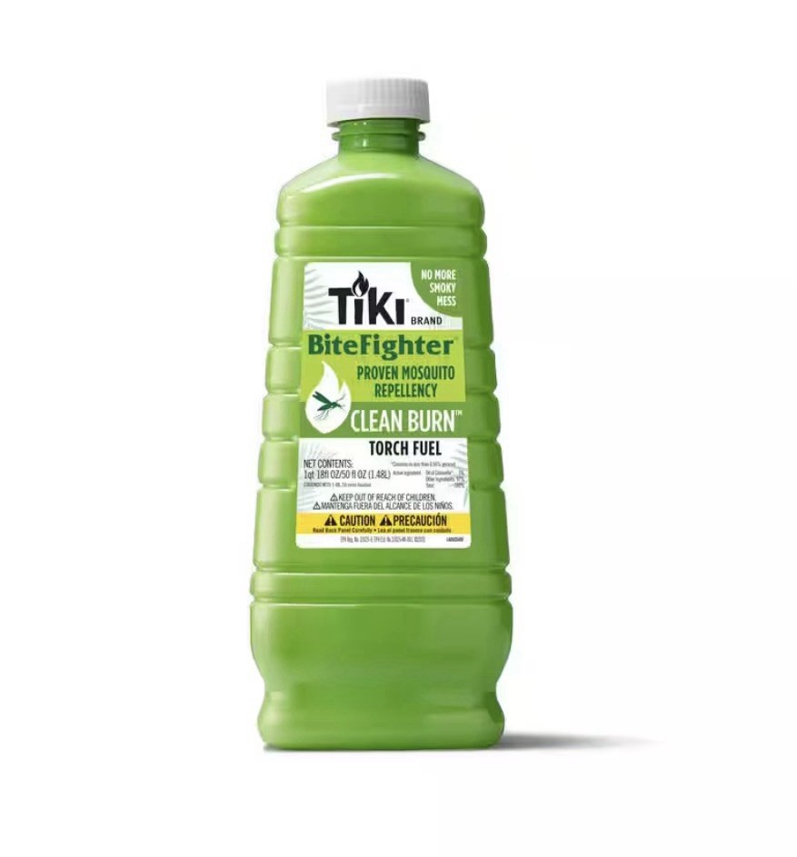 Tiki BiteFighter Torch Fuel 50oz Clean Burn Mosquito Repellent Oil Refill