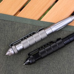 Outdoor Self-Defense Tungsten Steel Tactical Pen Emergency Survival Tool