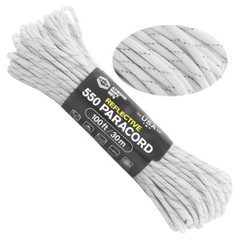 ATWOOD USA Reflective Paracord 550 Type III 7Strand 4mm AUTHENTIC small batch
