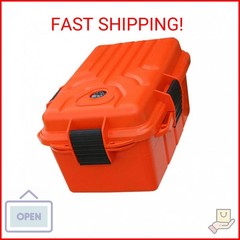 MTM Survivor Dry Box with O-Ring Seal (Orange, Small) (S1072-35)