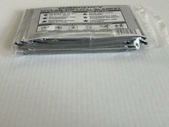 One Emergency Mylar Thermal Blanket NIP 84×52 Silver