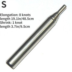 1PCS Portable Stainless Steel Blowpipe Blowtorch Telescopic Tube Outdoor Camping