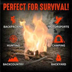 Ferro Fire Striker 5″ Overall Windproof And Waterproof 20000+ Strikes USA MADE