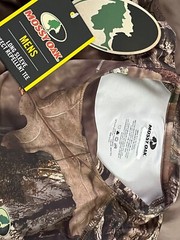 Men’s Shirt Mossy Oak Size Medium Insect Repellent Wicking Camo UV Scent Flex