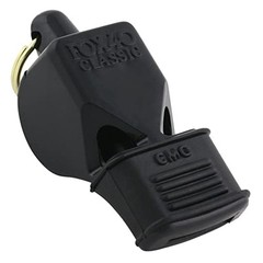 CMG Whistle with Cushioned Mouth Grip, Black