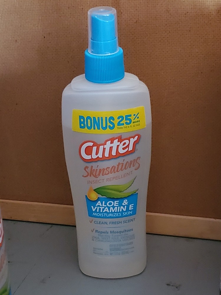 Cutter Skinsations Insect Mosquito Repellent w/ Pump Spray – 7.5 oz.
