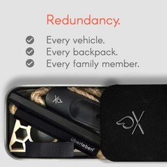 Weatherproof Fire Starting Essentials: Ferro Rod, Bellow & Birch Kindling Kit