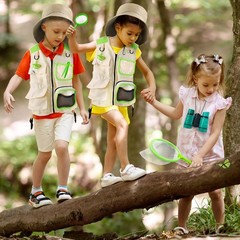 Explorer Set for Kids, Exploration Toy with Vest, Hat and Children Fern…