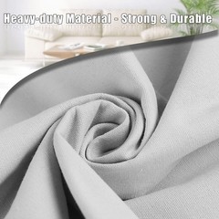 Sanlykate Large Canvas Cotton Laundry Bag with Drawstring & Handles, Heavy Duty