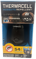 Thermacell Mosquito Repellent Diffuser 20ft Zone Fast Charging Dock