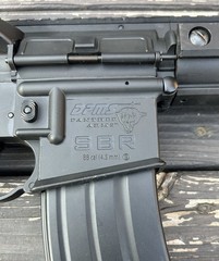 DPMS Panther Arms SBR Full Auto Blowback Action BB Rifle Model DSBR