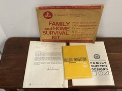 Vintage Western Electric Family & Home Survival Kit Fallout 1960s Designs Book