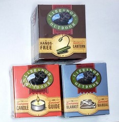 3 Pack Labrador Outdoor Survival Blanket, Lantern, Candle-Survival Manuals–NIB
