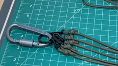Paracord Small Game Tote Carrier Strap Army Green